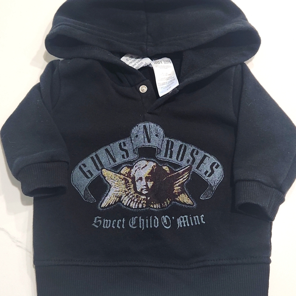 Guns n Rose's 0-3m Hoodie